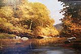 Robert Wood Autumn Bronze painting
